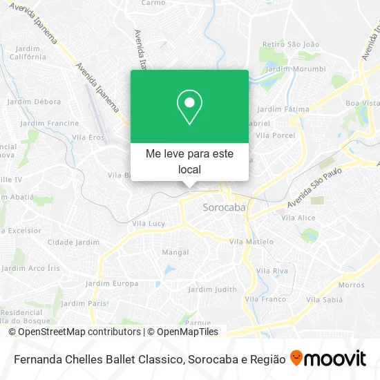 Fernanda Chelles Ballet Classico mapa