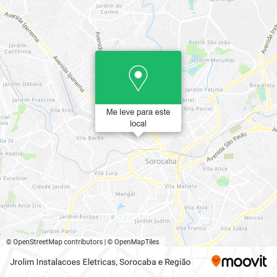 Jrolim Instalacoes Eletricas mapa