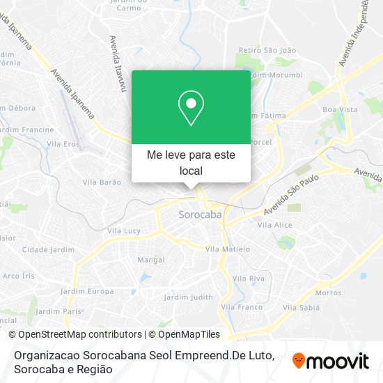 Organizacao Sorocabana Seol Empreend.De Luto mapa