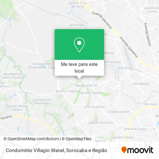 Condomínio Villagio Wanel mapa