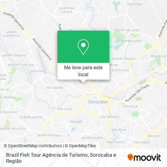 Brazil Fish Tour Agência de Turismo mapa