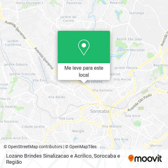 Lozano Brindes Sinalizacao e Acrilico mapa