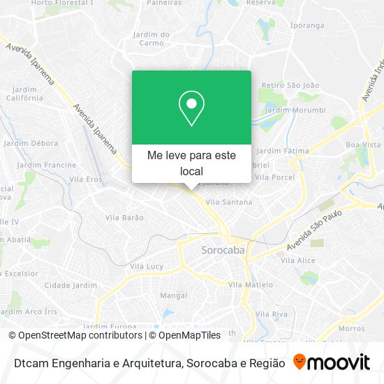 Dtcam Engenharia e Arquitetura mapa