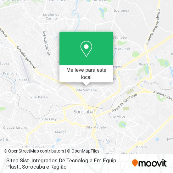 Sitep Sist. Integrados De Tecnologia Em Equip. Plast. mapa