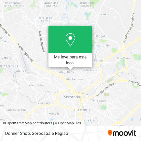 Donner Shop mapa