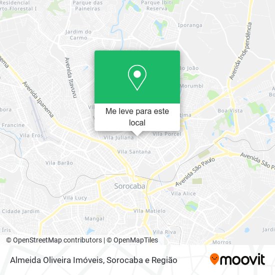 Almeida Oliveira Imóveis mapa