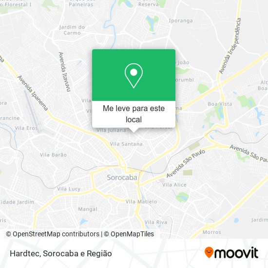 Hardtec mapa