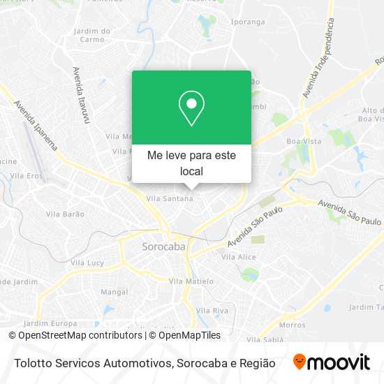 Tolotto Servicos Automotivos mapa