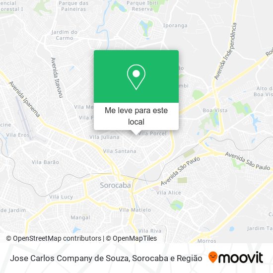 Jose Carlos Company de Souza mapa