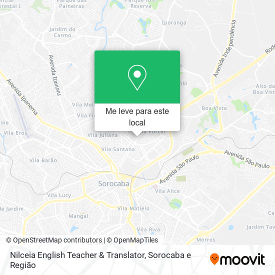 Nilceia English Teacher & Translator mapa