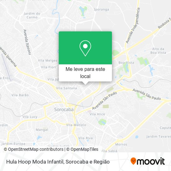 Hula Hoop Moda Infantil mapa