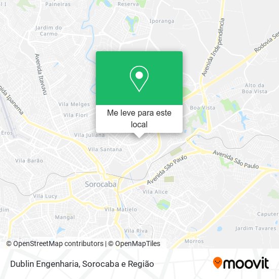 Dublin Engenharia mapa