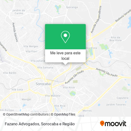 Fazano Advogados mapa