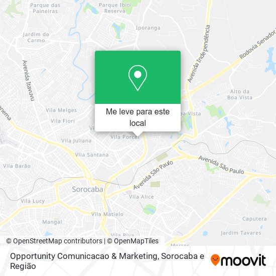 Opportunity Comunicacao & Marketing mapa