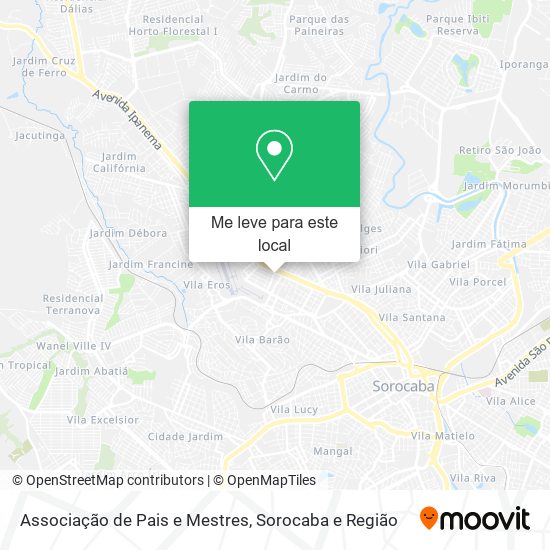 Associação de Pais e Mestres mapa