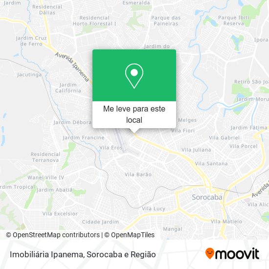 Imobiliária Ipanema mapa