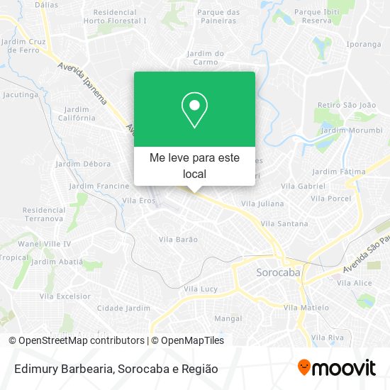 Edimury Barbearia mapa