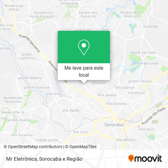 Mr Eletrônica mapa