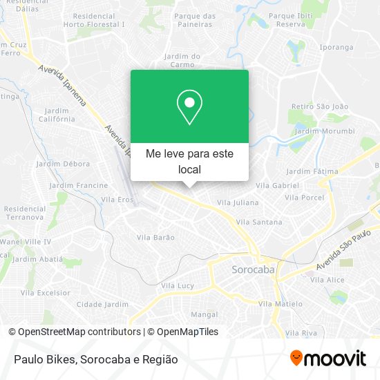 Paulo Bikes mapa