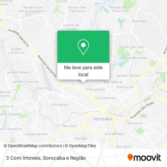 3 Com Imoveis mapa