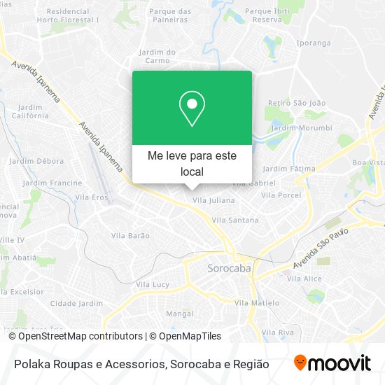 Polaka Roupas e Acessorios mapa