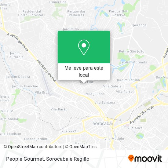People Gourmet mapa