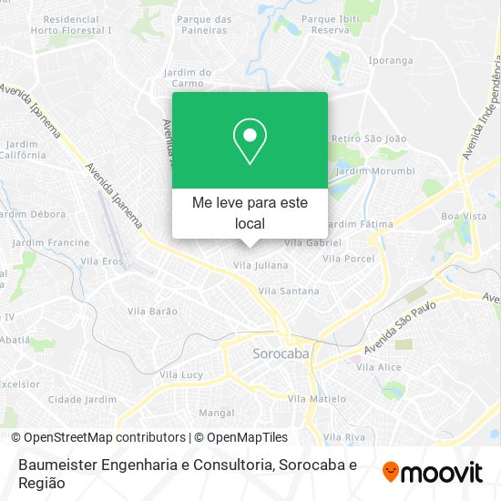 Baumeister Engenharia e Consultoria mapa