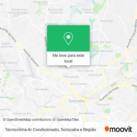 Tecnoclima Ar Condicionado mapa