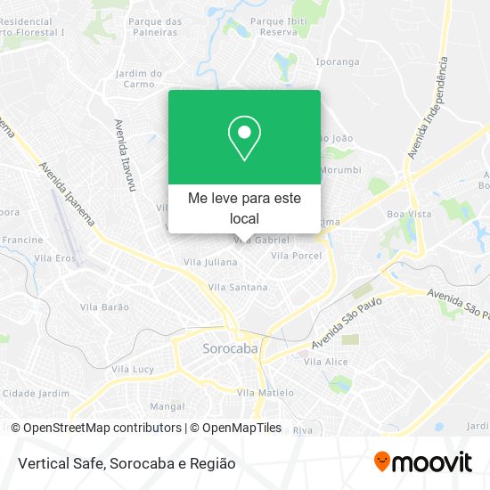 Vertical Safe mapa