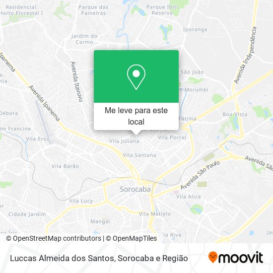 Luccas Almeida dos Santos mapa