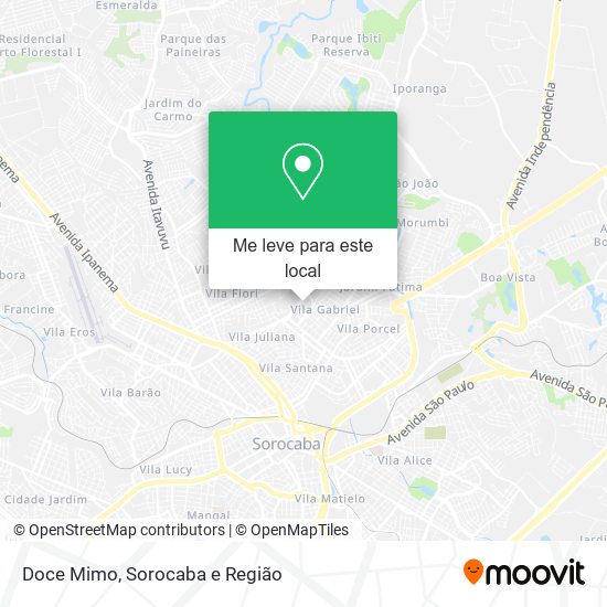 Doce Mimo mapa