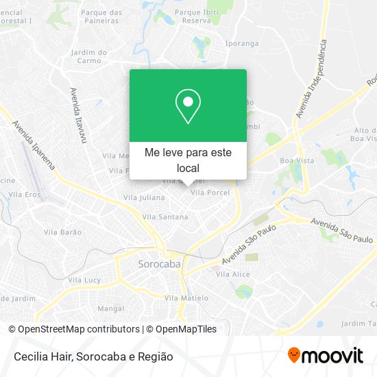 Cecilia Hair mapa
