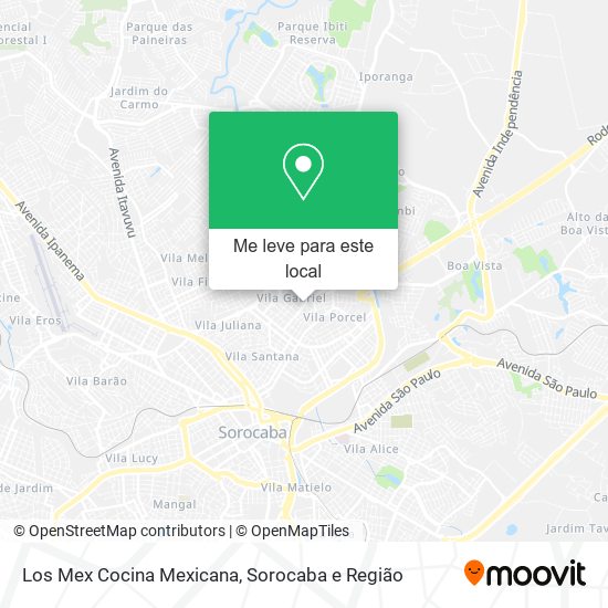 Los Mex Cocina Mexicana mapa