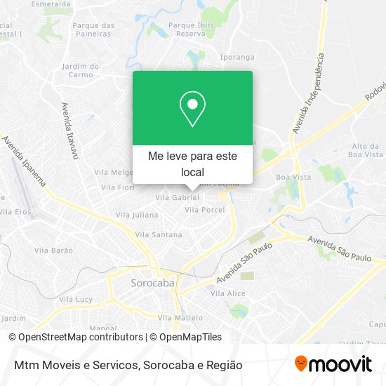 Mtm Moveis e Servicos mapa