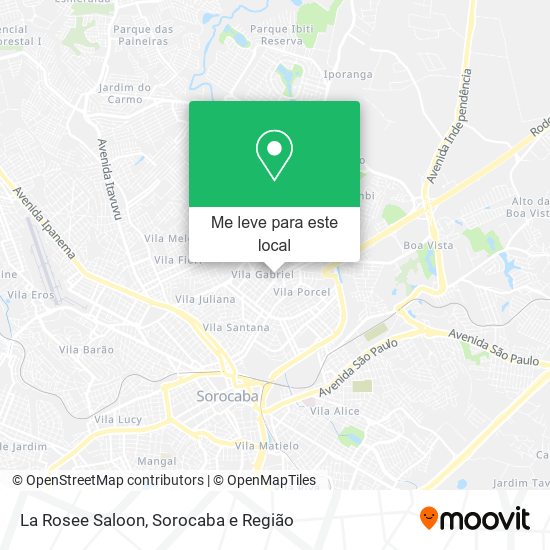 La Rosee Saloon mapa