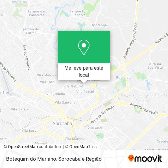 Botequim do Mariano mapa