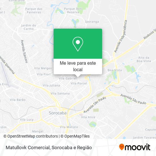 Matullovk Comercial mapa