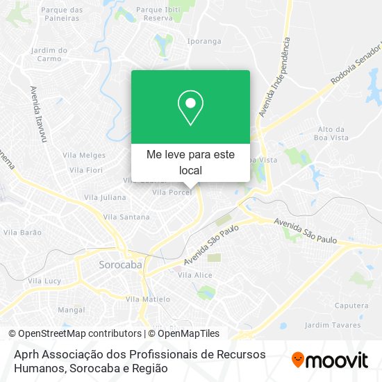 Aprh Associação dos Profissionais de Recursos Humanos mapa