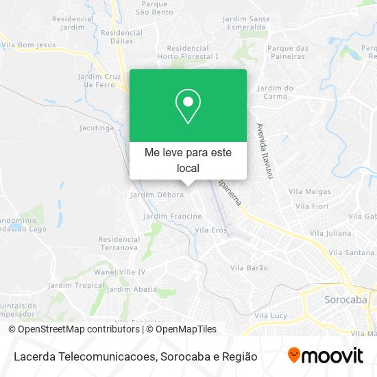 Lacerda Telecomunicacoes mapa