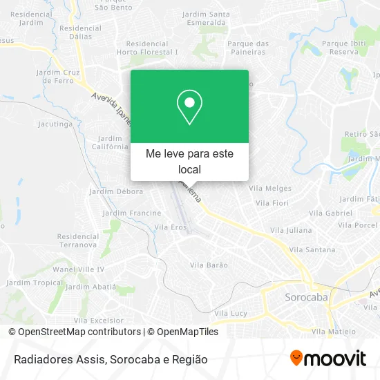 Radiadores Assis mapa
