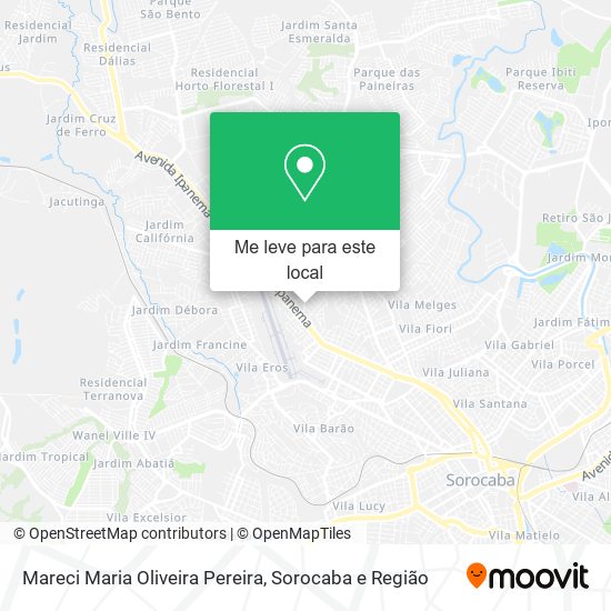 Mareci Maria Oliveira Pereira mapa