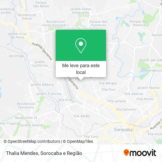 Thalia Mendes mapa