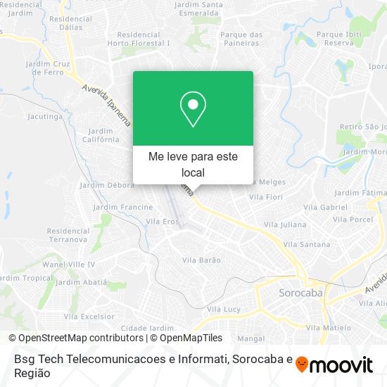Bsg Tech Telecomunicacoes e Informati mapa