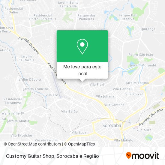 Customy Guitar Shop mapa
