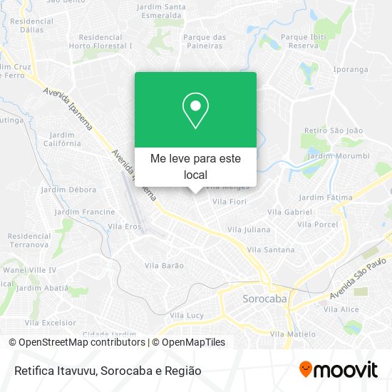 Retifica Itavuvu mapa