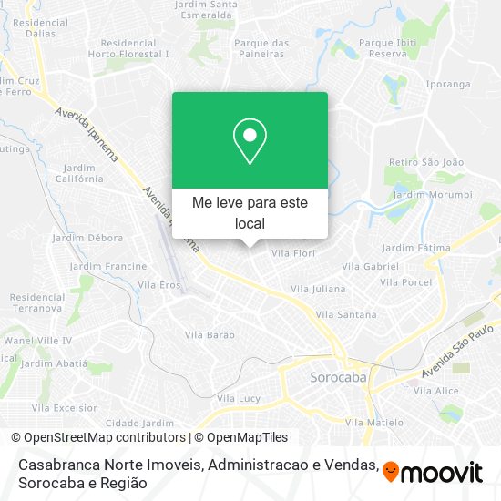 Casabranca Norte Imoveis, Administracao e Vendas mapa