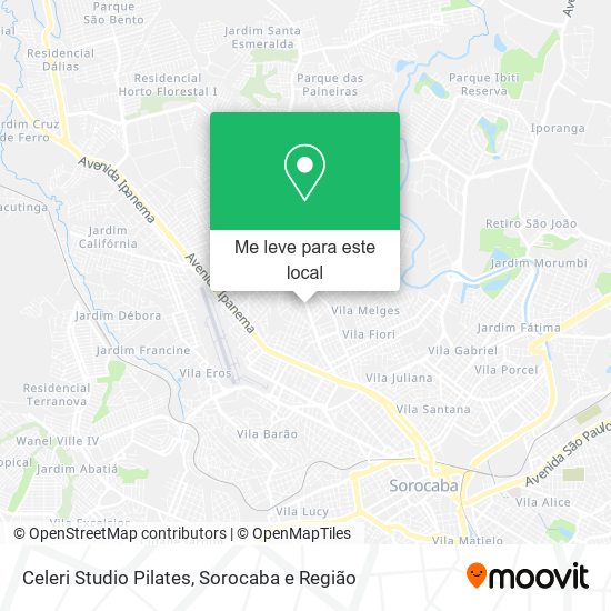 Celeri Studio Pilates mapa