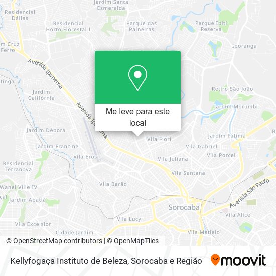 Kellyfogaça Instituto de Beleza mapa