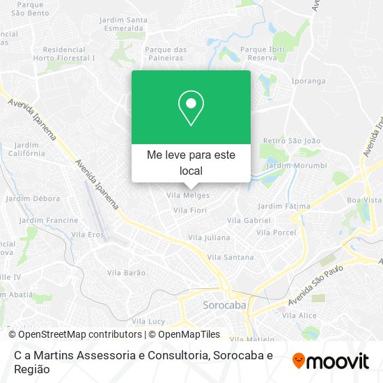 C a Martins Assessoria e Consultoria mapa