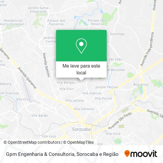 Gpm Engenharia & Consultoria mapa